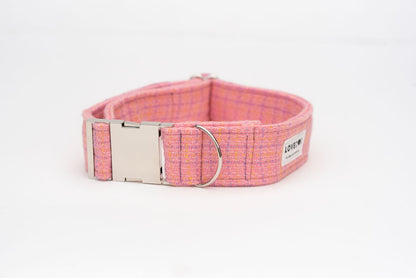 "Jackie O" Fat Collar in Pink Chanel - lovedog 